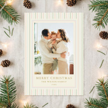 Listras de Natal Grandmillennial Uma Foto
