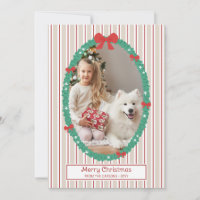 Listras e Arcos Vermelhos Natal Feliz