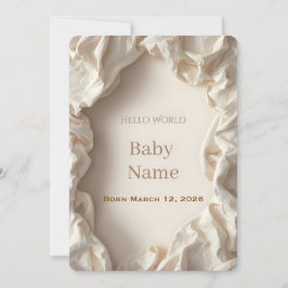 Cartão De Festividades Little Beginnings – Baby Announcement Cards