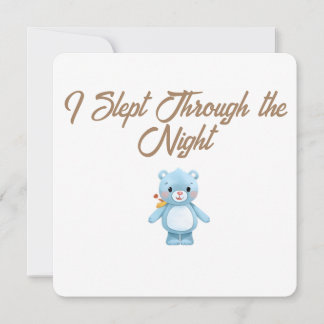 Cartão De Festividades Little Forest Friends Baby Milestone Card –I Slept