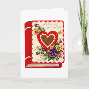 Cartão De Festividades Livro de Namorados de Professores