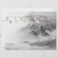 Lobos Selvagens Na Neve Natal Vida Selvagem