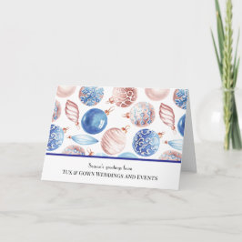 Cartão De Festividades Logotipo comercial personalizado Código QR Natal c