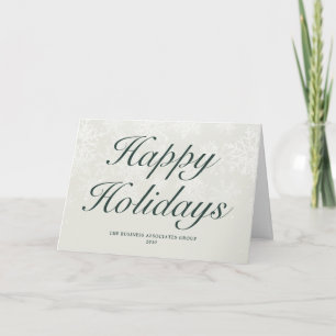 Cartão De Festividades Logotipo Corporativo de Empresa Comercial Profissi