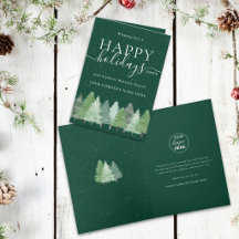 Logotipo da Empresa de Árvores de Natal Corporativ