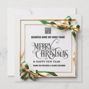 Cartão De Festividades Logotipo de arcos de Natal para empresas
