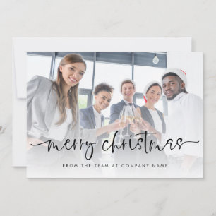 Cartão De Festividades Logotipo de sobreposição de fotos Calendário do Có