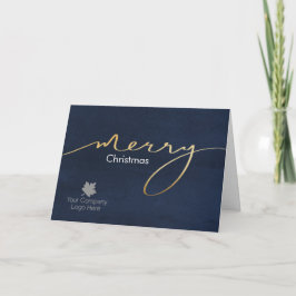 Cartão De Festividades Logotipo impresso Dourado Joy Script Feriado corpo