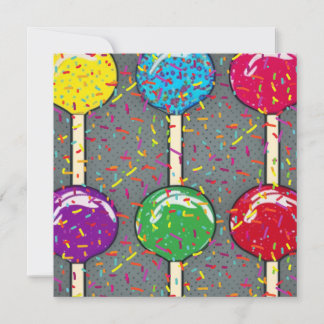 Cartão De Festividades Lollipop Love
