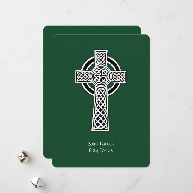 Cartão De Festividades Lorica de Saint Patrick Prayer (alterada) (Frente/Verso In Situ)