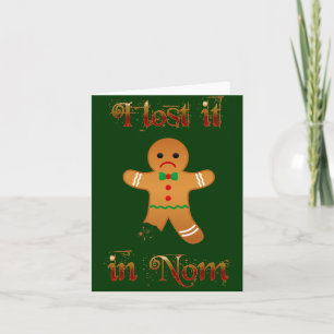 Cartão De Festividades Lost in Nom