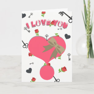 Cartão De Festividades Love Emoji Card