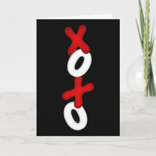 Cartão De Festividades Love Hugs and Kisses Valentine