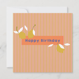 Cartão De Festividades Love Lemonade Flat Card