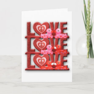 Cartão De Festividades Love Makes World Go 'Round