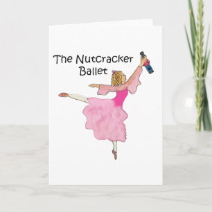 Cartão De Festividades Lovely Clara and her Nutcracker