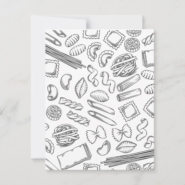 Cartão De Festividades Lover risotto Italiano Autenticado por Cuisine Ita (Frente)