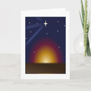 Cartão De Festividades Luz de Natal