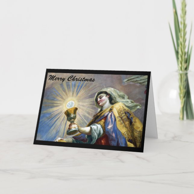 Cartão De Festividades luz de natal (Frente)