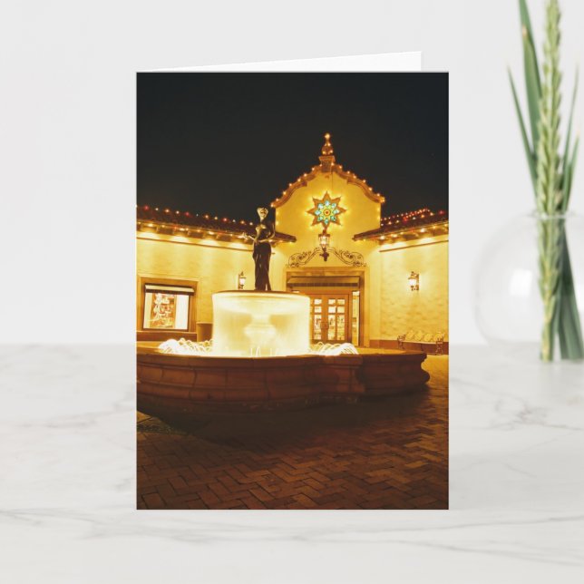 Cartão De Festividades Luzes da plaza de Kansas City (Frente)