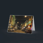 Cartão De Festividades Luzes de Natal na praia norte, San Francisco, CA<br><div class="desc">O Natal está vindo à vizinhança favorita do papai noel. Veja minha loja para outras imagens puras de San Francisco!</div>