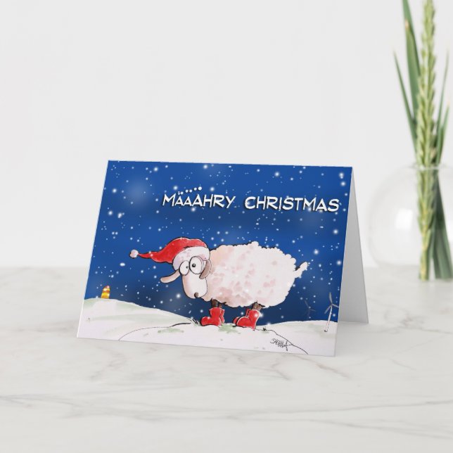 Cartão De Festividades Määähry Christmas (Frente)