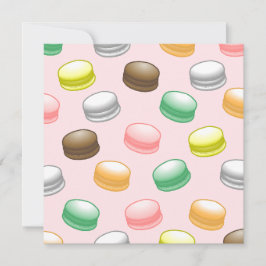 Cartão De Festividades Macarons Deliciosos para Sweet 16