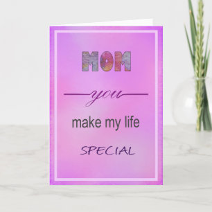 Cartão De Festividades  Mãe