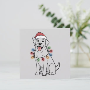Cartão De Festividades Mãe Amante de Cachorro Labrador Retriever Natal Pa