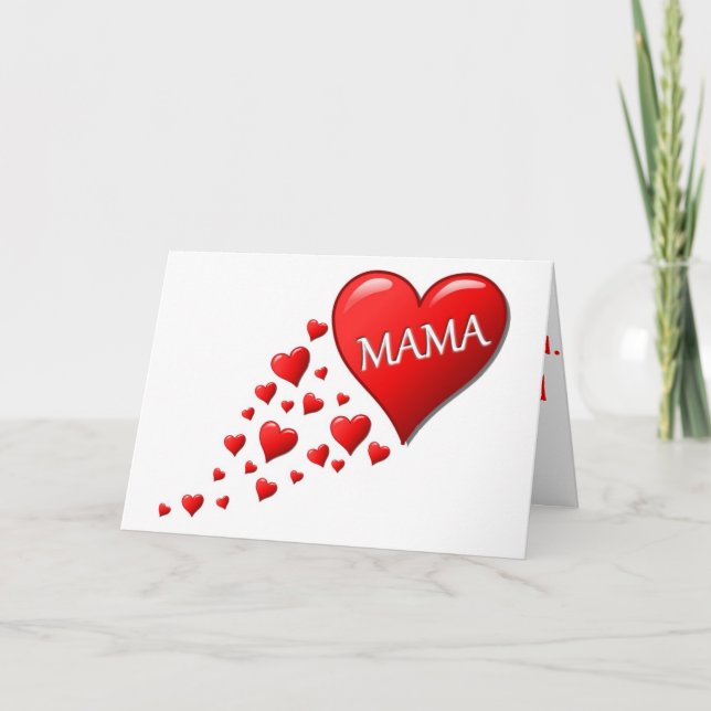 CARTÃO DE FESTIVIDADES MÃE CORAÇÃO (Frente)