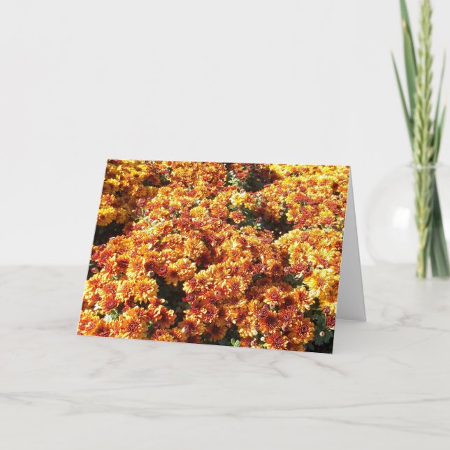 Cartão De Festividades Mães de outono (Frente)