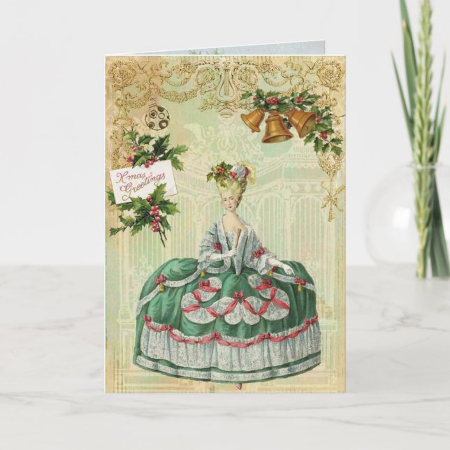 Cartão De Festividades mães de saudações do xmas (Frente)