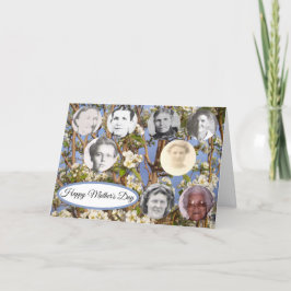 Cartão De Festividades Mães na Família e no Dia de as mães Stepparent