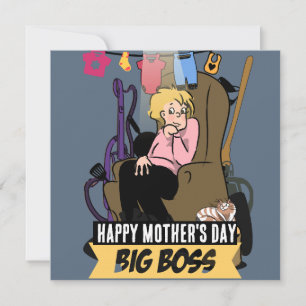 Cartão De Festividades Mafia Mamãe: Edição do Dia das Mães
