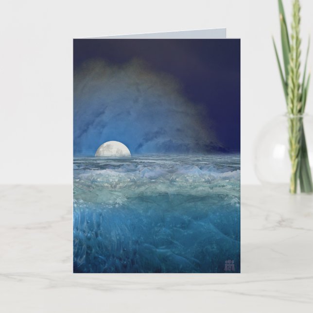 Cartão De Festividades Magia Ártico (Frente)