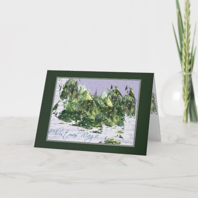 CARTÃO DE FESTIVIDADES MAGIA DE NATAL (Frente)