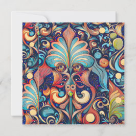 Cartão De Festividades Mágico