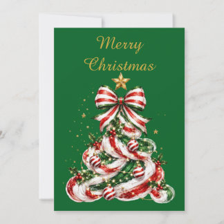 Cartão De Festividades Mágico Natal em Aquarela - Inverno Encantado