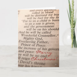 Cartão De Festividades Magnífico Conselheiro, Poderoso Deus v.2 [Natal Ca