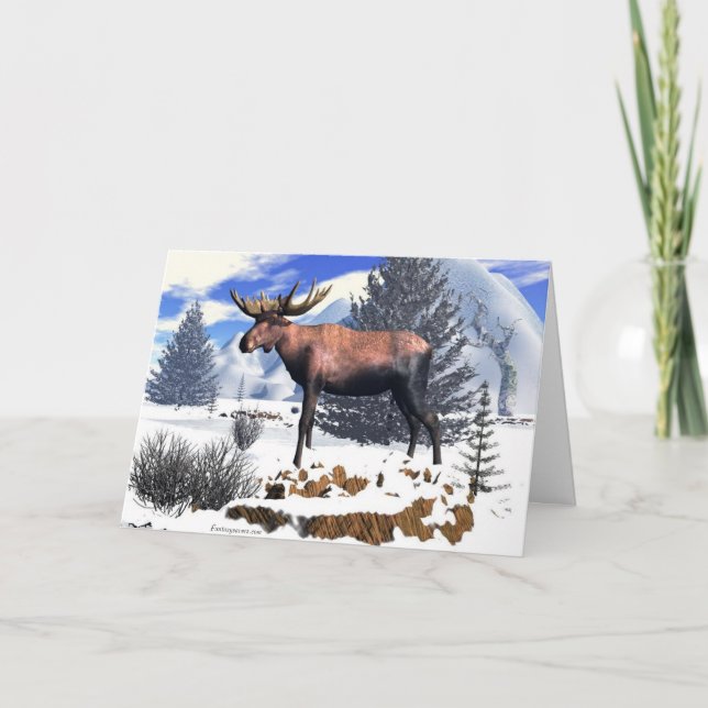 Cartão De Festividades Majastia Isolada, (Frente)