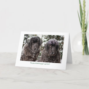 Cartão De Festividades Making A List...We've Been Good!