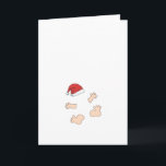 Cartão De Festividades Mamã pequena do papai noel da gravidez do Natal a<br><div class="desc">maternidade pequena do presente da camiseta da gravidez do papai noel</div>