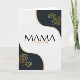 Cartão De Festividades Mamãe é meu herói