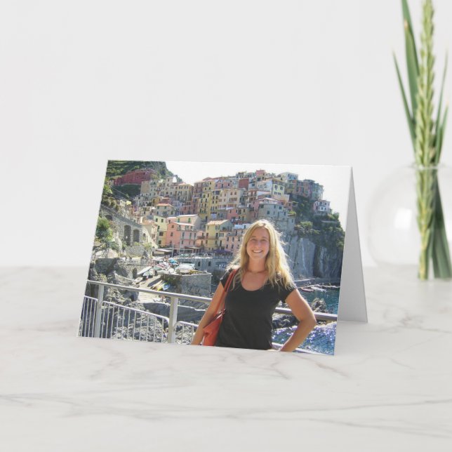 Cartão De Festividades Manarola, Itália (Frente)