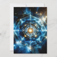 Mandala Estrela Universo Geométrico Cósmico Abstra
