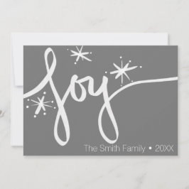 Cartão De Festividades Maneira de Natal Mínima Desenhada Maneira de Alegr