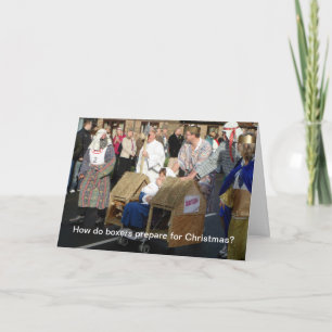 Cartão De Festividades Manger