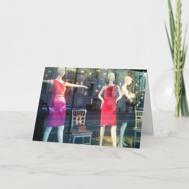 CARTÃO DE FESTIVIDADES MANNEQUINAS TAMBÉM GOSTAM DE FESTA (Frente)