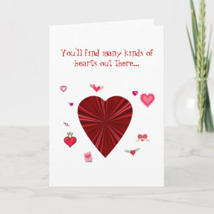 Cartão De Festividades Many Hearts Valentine/Customize