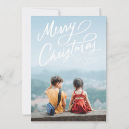 Cartão De Festividades Mão Divertida Fria Fria Que Deixou Feliz Natal